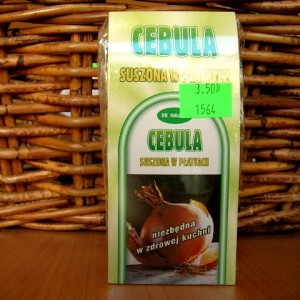 Cebula suszona w płatkach, Dr Kaldysz 65g